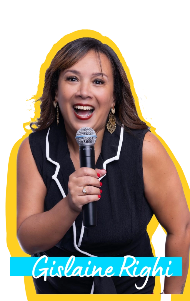 Gislaine Righi palestrando