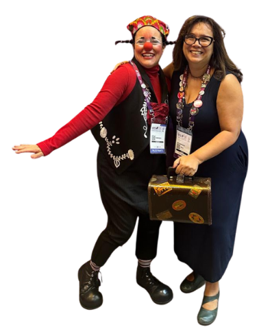 Gislaine e Nina Campos