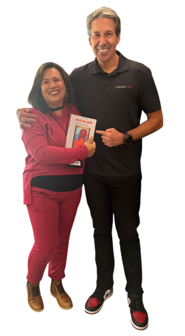 Gislaine e Adriano Lima